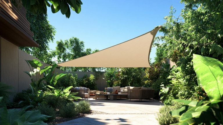 Les avantages d’une toile d’ombrage triangulaire sur mesure pour votre espace extérieur