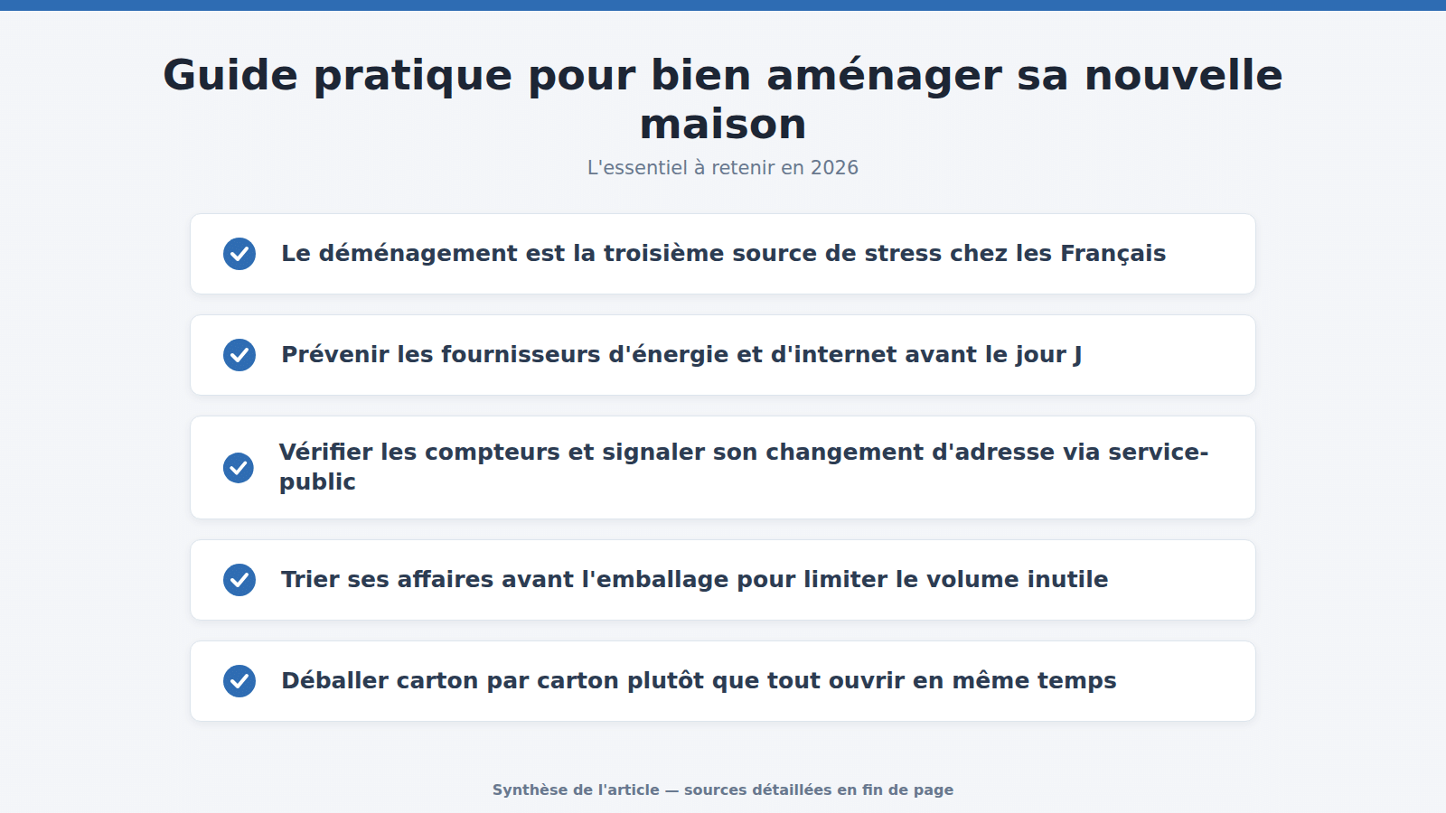 Guide pratique pour bien aménager sa nouvelle maison : l'essentiel à retenir (2026)